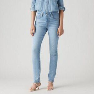 Levi's Wedgie Fit Skinny Jeans - Light Wash